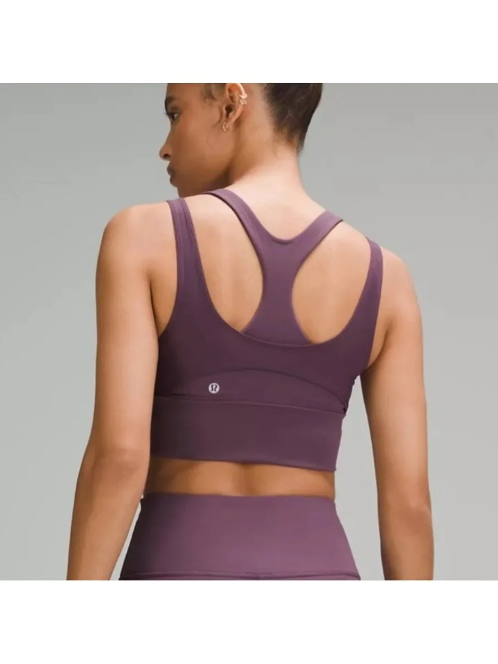 Lululemon Wunder Train Mesh Racerback Bra Tank GPTH Grape Thistle Purple
